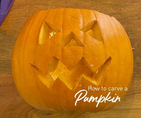 How to carve a Pumpkin step 5 - reveal