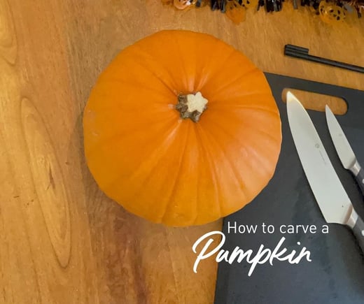 How to carve a Pumpkin- what you need