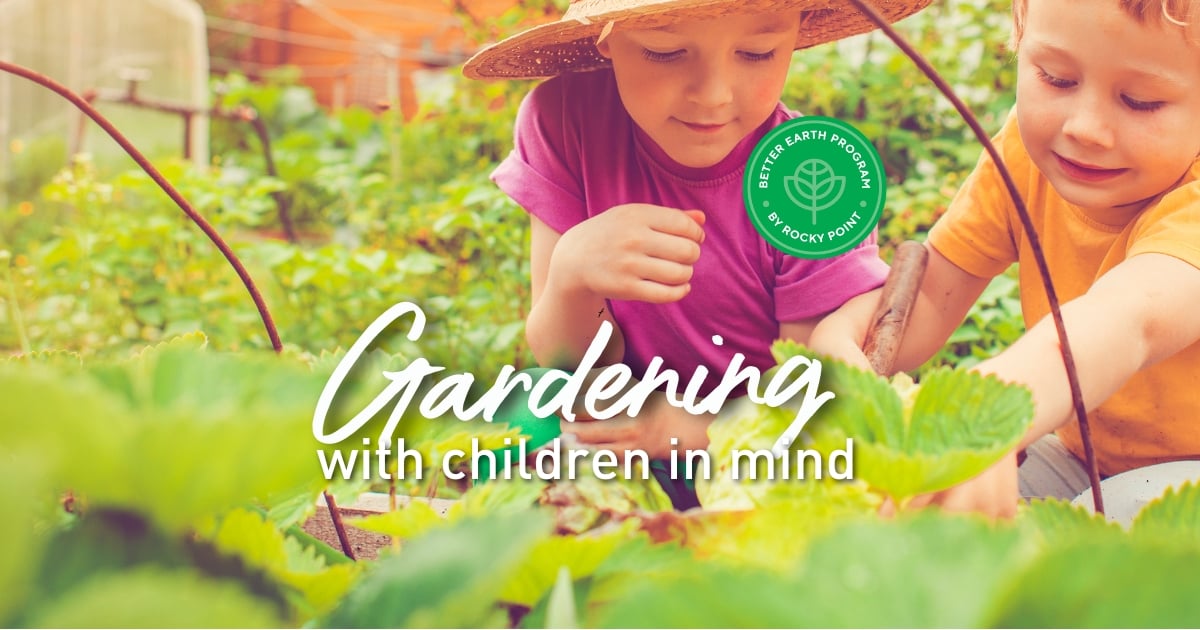 Gardening with children in mind